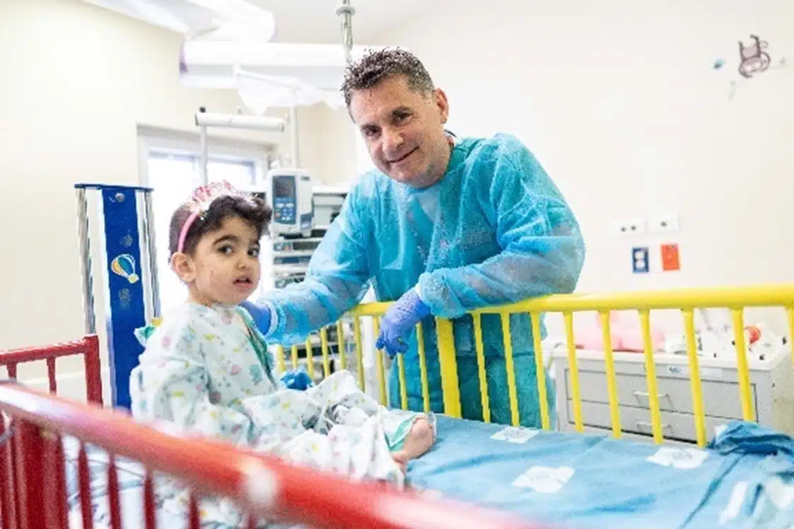 Dr Uri Pollak and Patient at Hadassah Medical Center