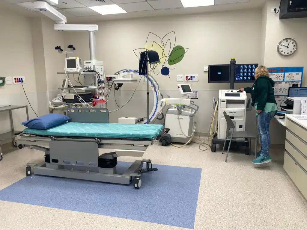 Pulmonary renovated treatment room