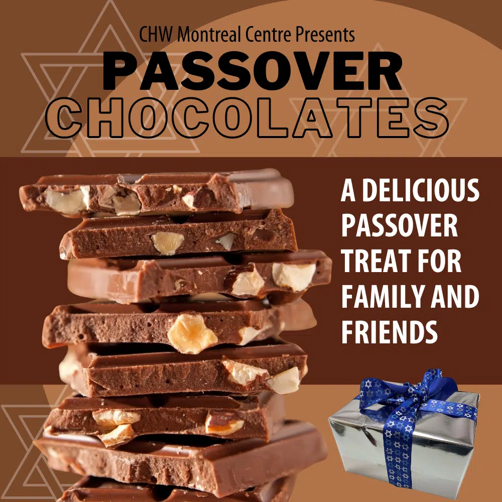 Shop Passover Chocolates FUndraiser