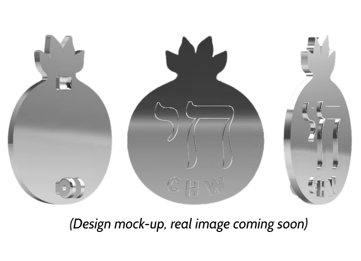 Double Chai Pin Mockup