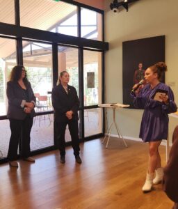 First Lady introduced at Eden