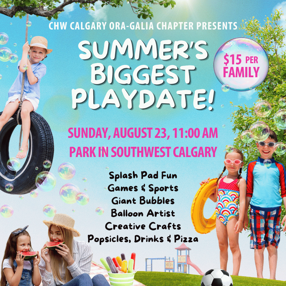 Calgary ORA-GALIA Summer's Biggest Playdate Event Square